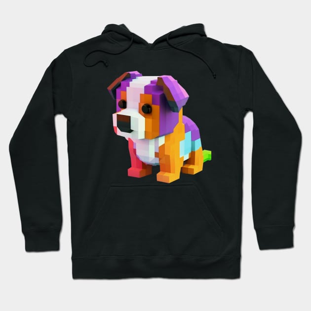 cubedog Hoodie by retrocolorz